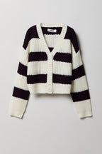 Girls Button-Up Knit Cardigan