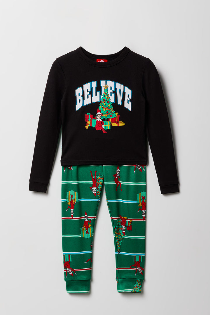 Toddler Fammy Jammies Gift Elf on the Shelf Pajama Set