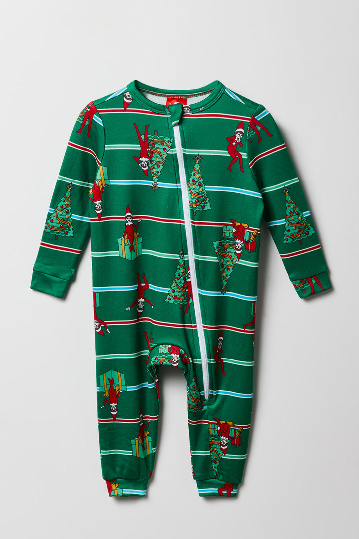 Baby Fammy Jammies Gift Elf on the Shelf Onesie