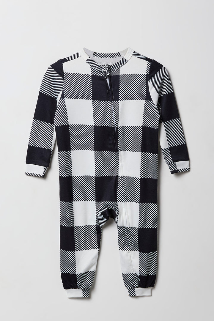 Combinaison Pyjamas de famille à imprimé Moosing Around pour bébé