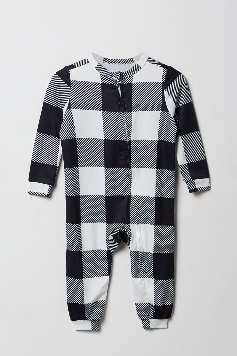 Combinaison Pyjamas de famille à imprimé Moosing Around pour bébé