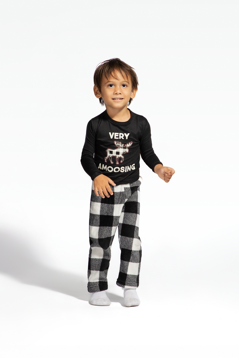 Toddler Fammy Jammies Moosing Around Pajama Set