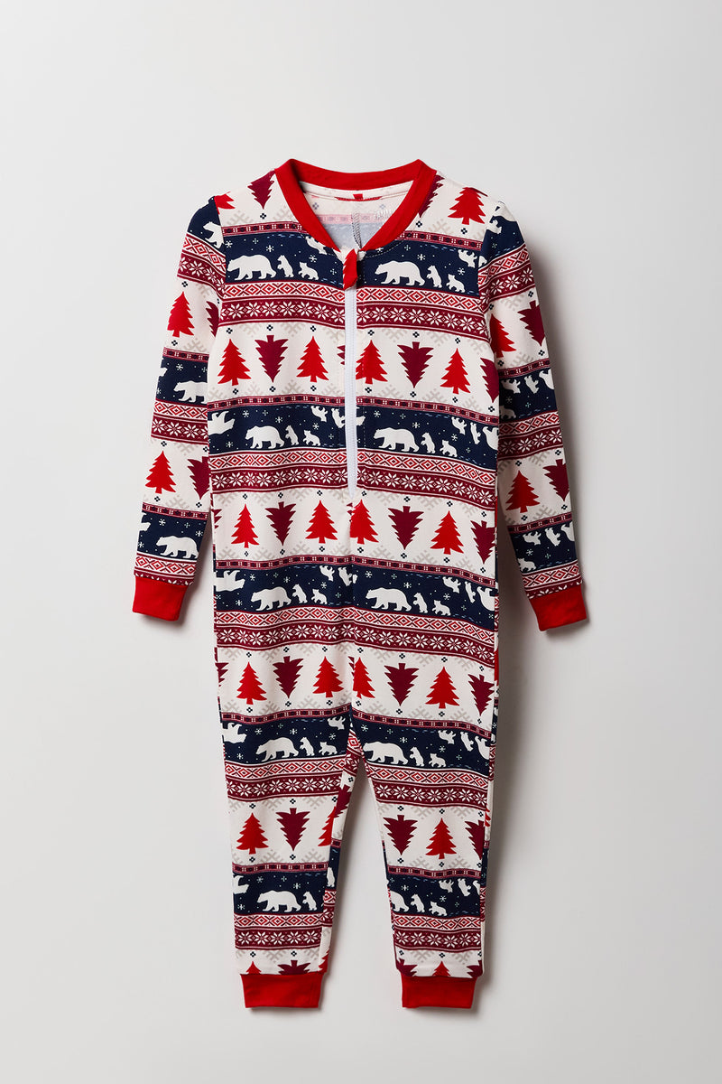 Toddler Fammy Jammies Bear Isle Onesie