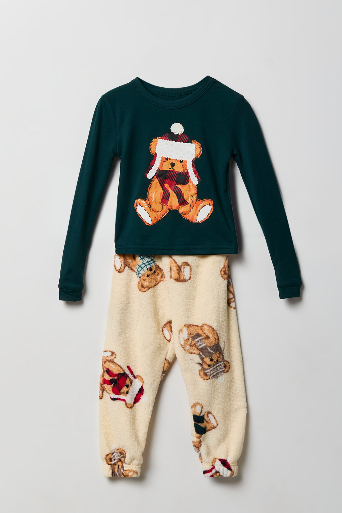 Toddler Cub Club Fammy Jammies Set - Tan