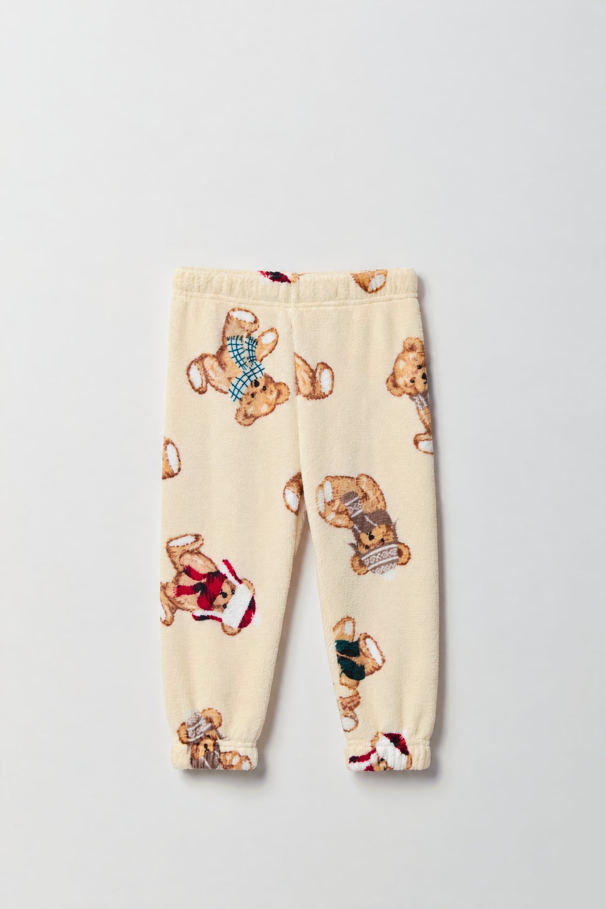 Alt View 4. Toddler Cub Club Fammy Jammies Set - Tan