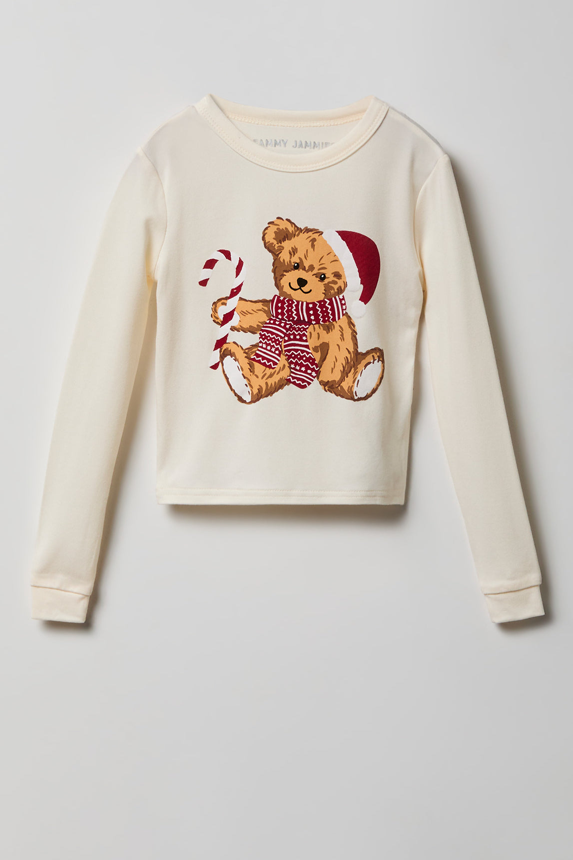 Alt View 2. Toddler Beary Christmas Fammy Jammies Set - Red