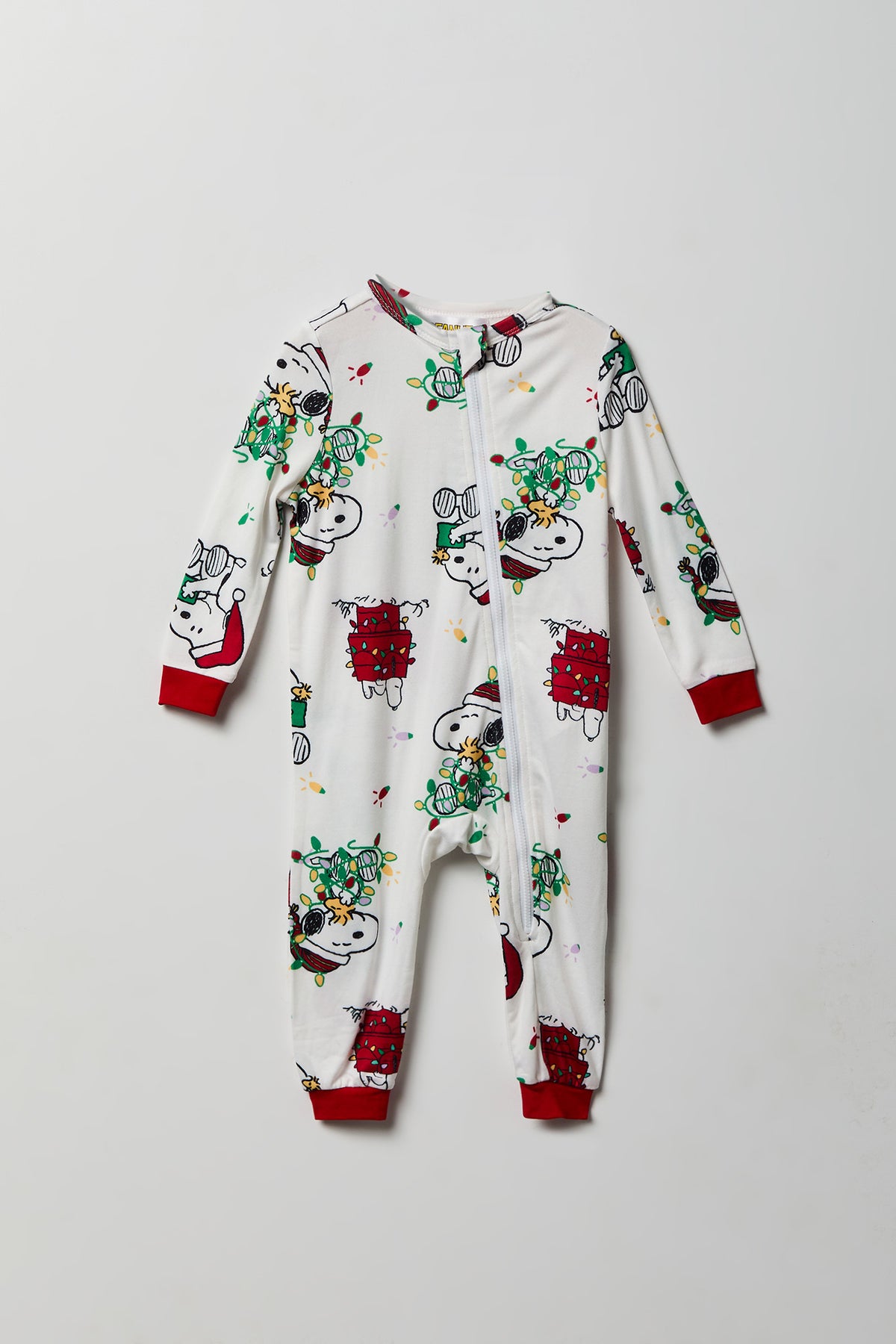 Combinaison Pyjamas de famille Peanuts Snoopy Merry & Bright pour bébé