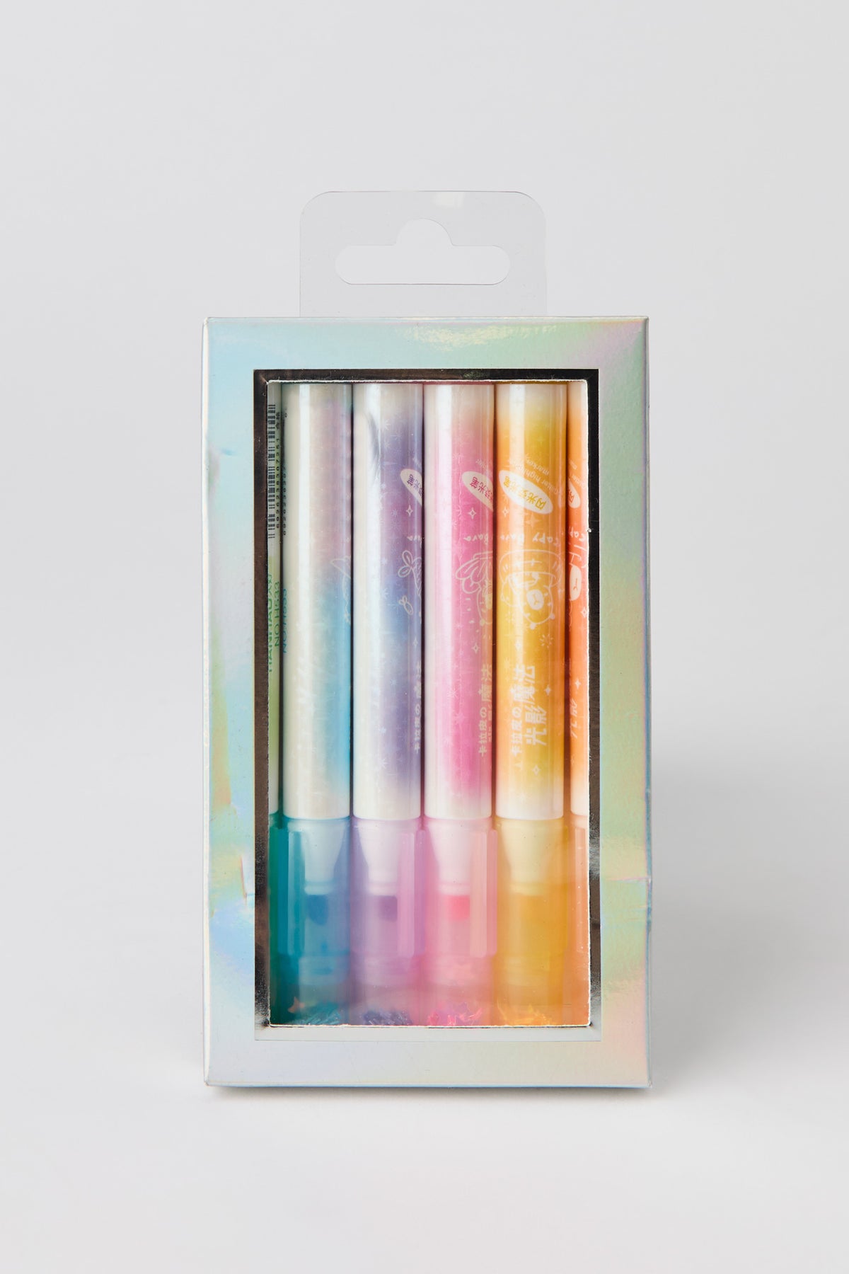 Vue alternative 2. Ensemble de surligneurs scintillants pour enfant