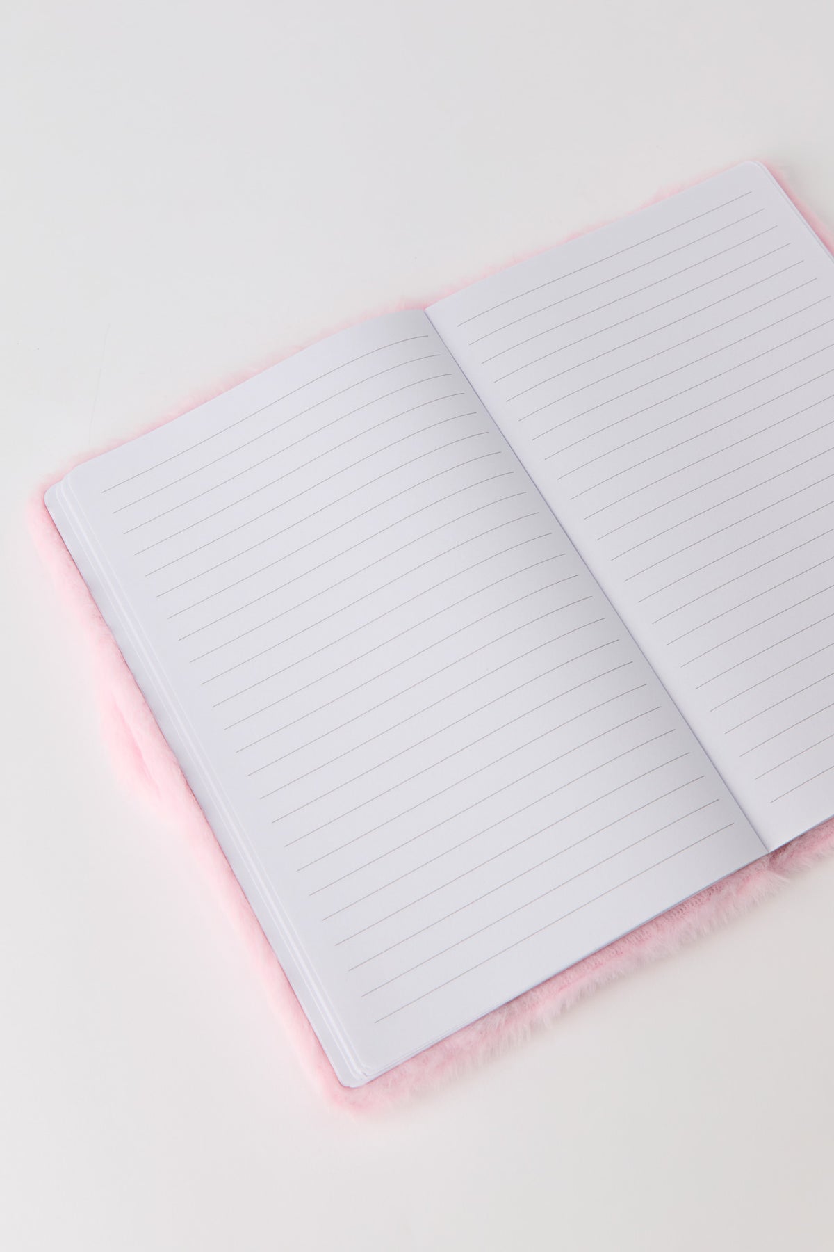 Alt View 2. Kids Plush Notebook - Pink