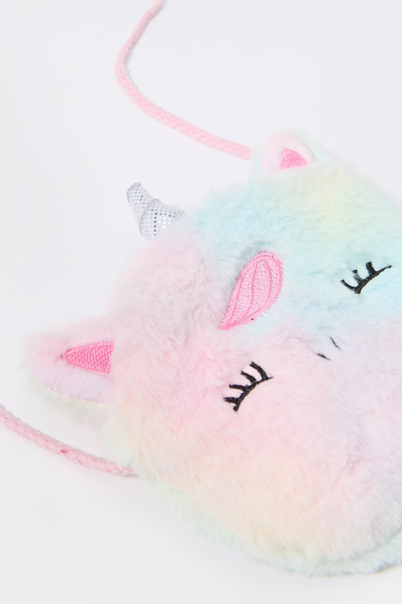 Sac à bandoulière Licorne en peluche pour fille