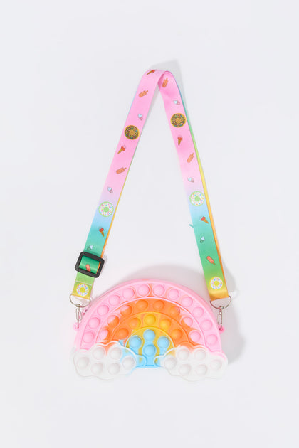 Sac à bandoulière Arc-en-ciel pour fille