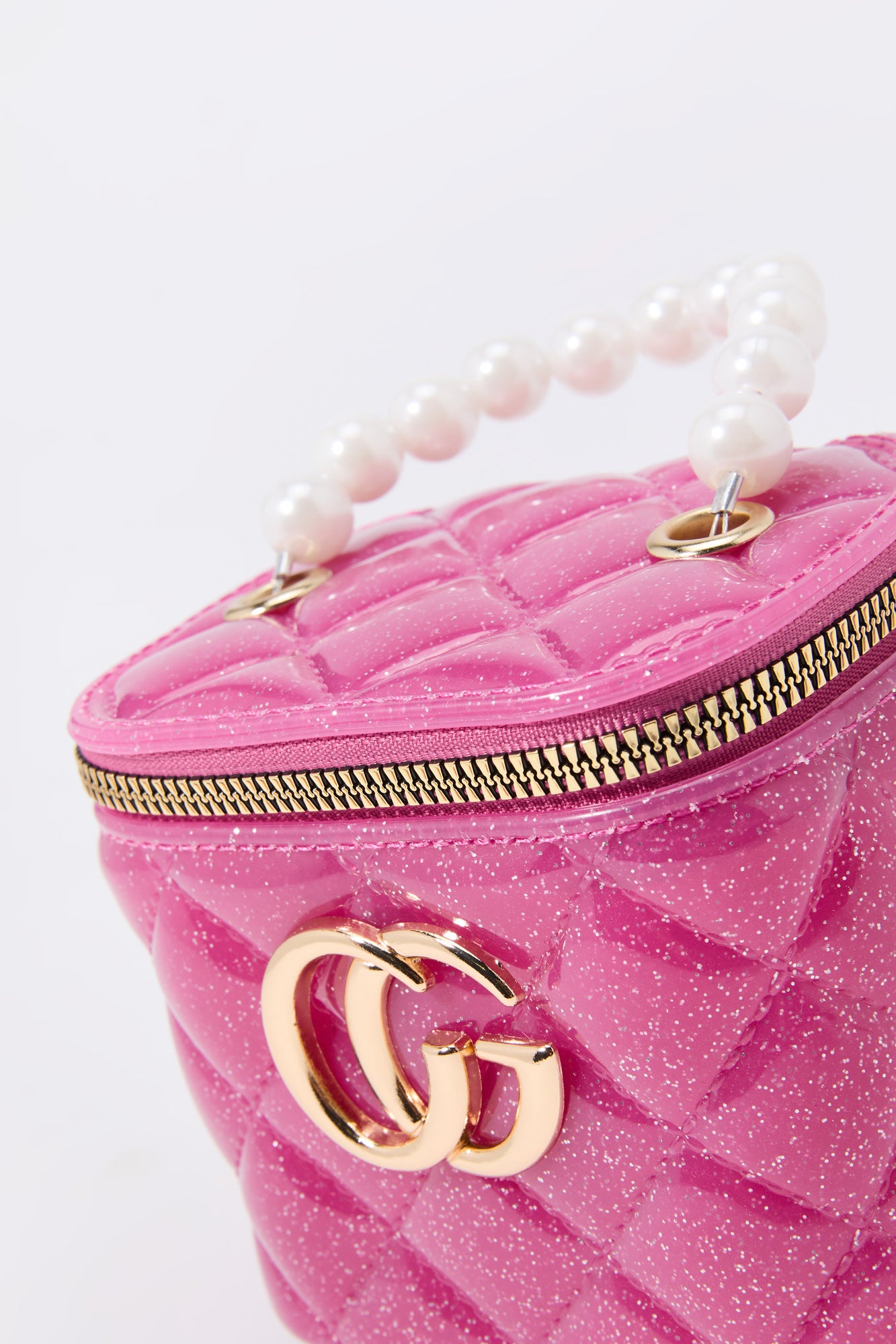 Quilted Glitter Jelly Purse