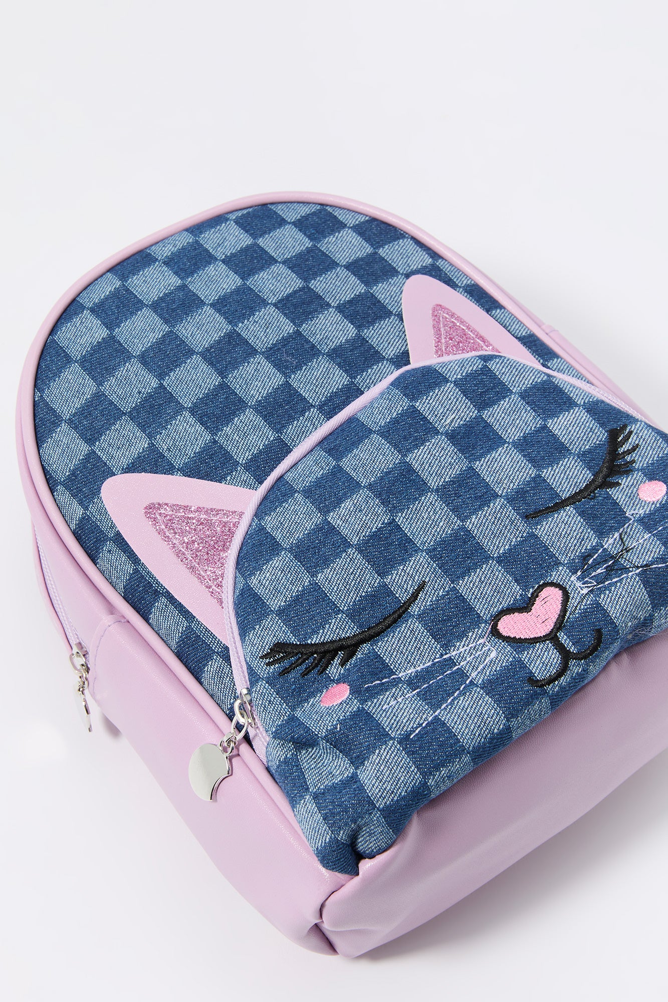 Sac à dos Chaton à carreaux pour fille