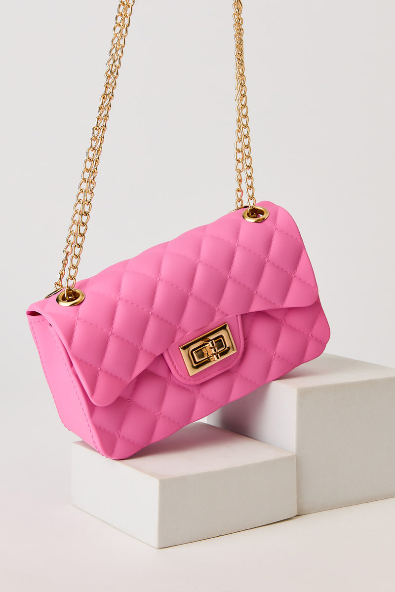 Sac à bandoulière matelassé pour filles