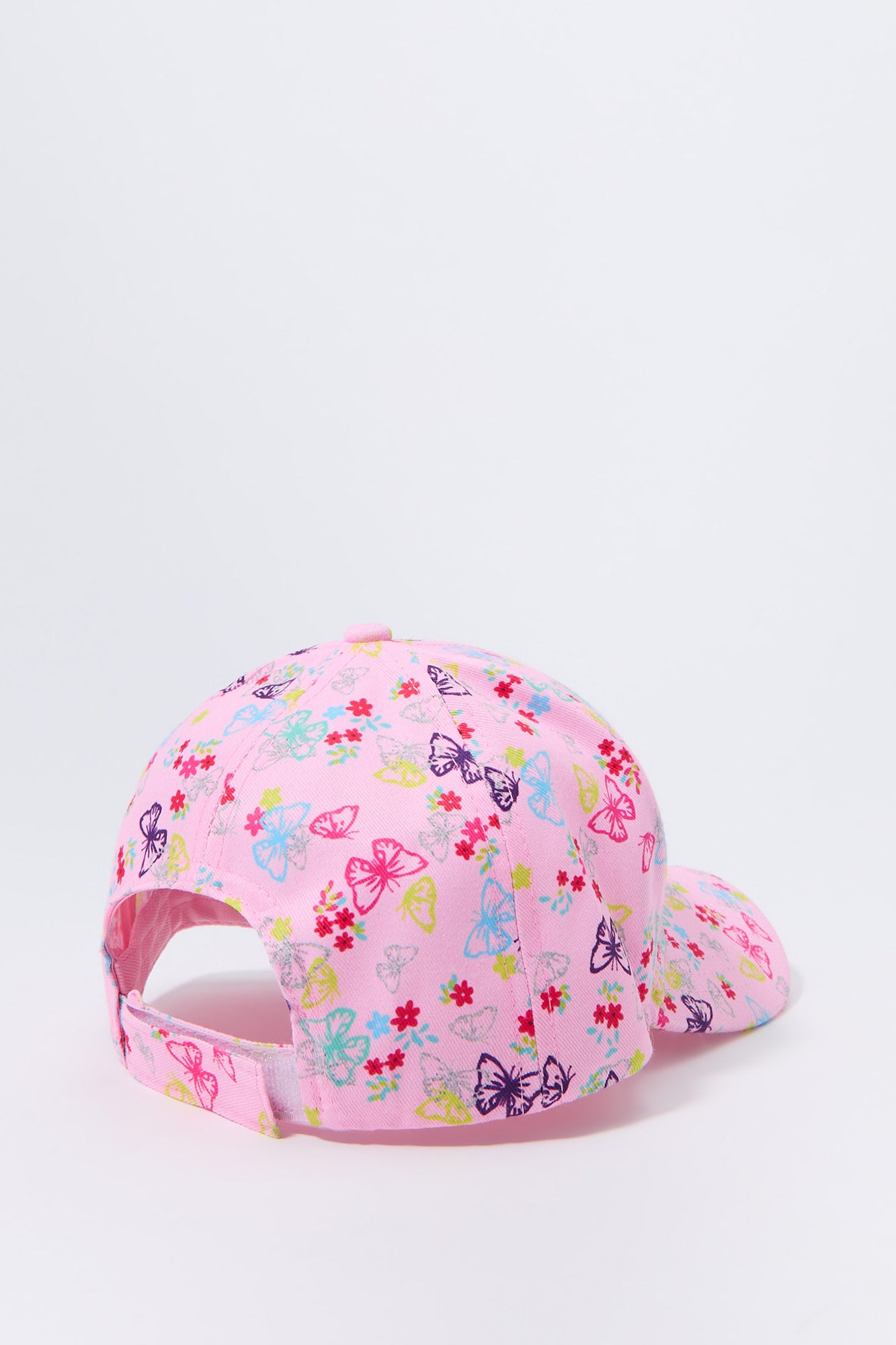 Girls Butterfly Print Baseball Hat