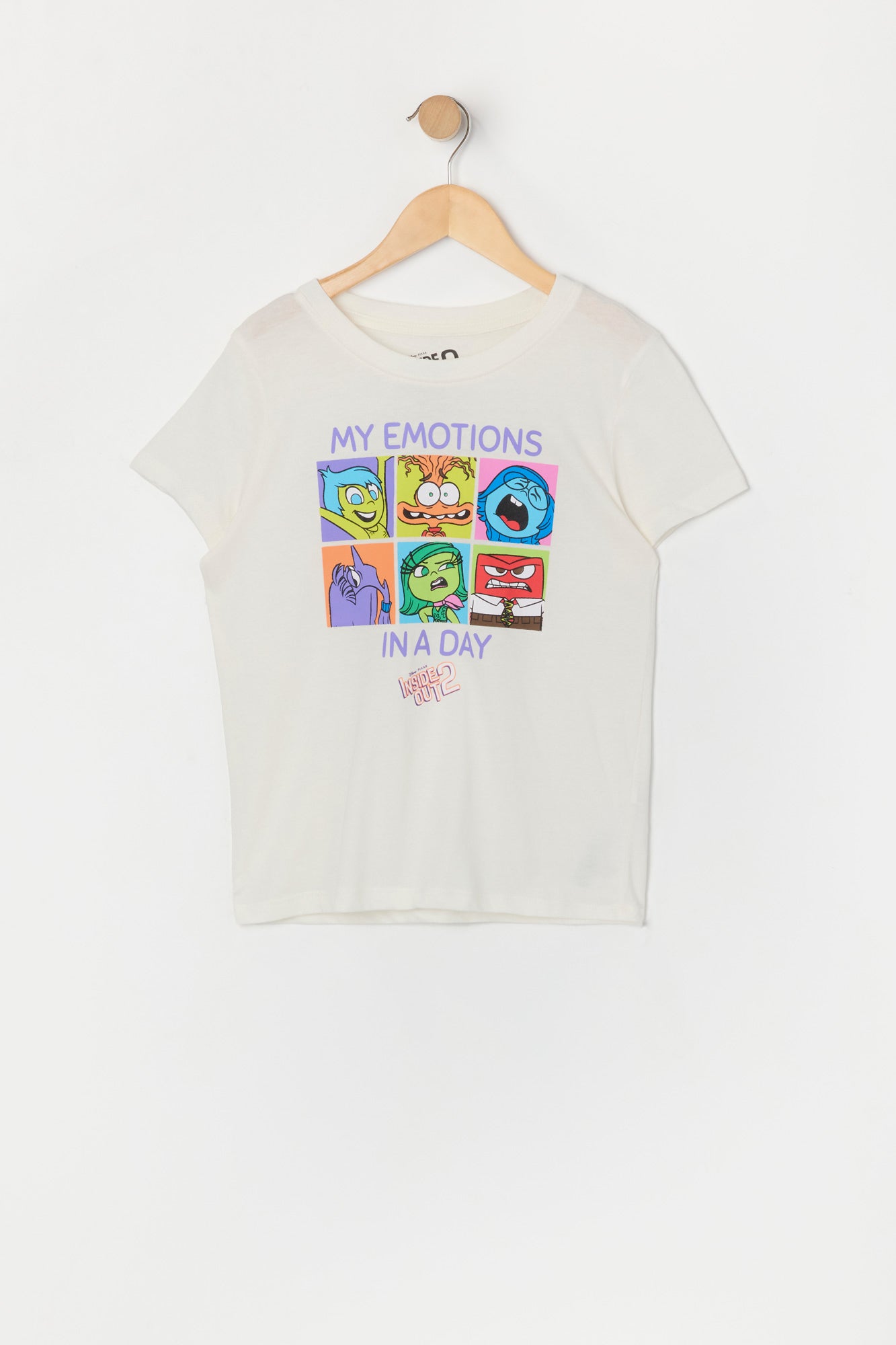 T-shirt à imprimé Inside Out 2 Emotions pour fille