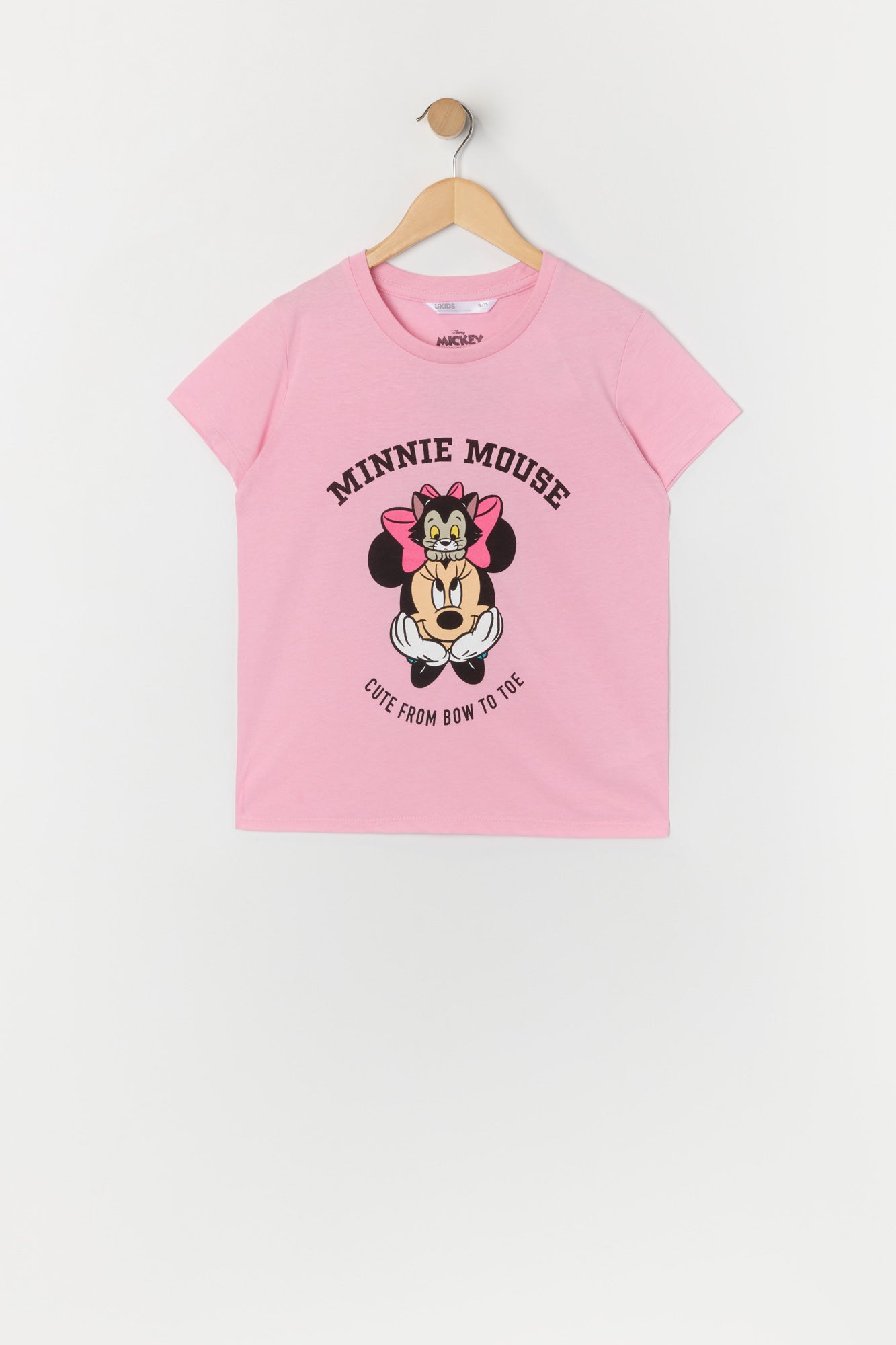 Girls Minnie Mouse Bow to Toe Graphic T-Shirt