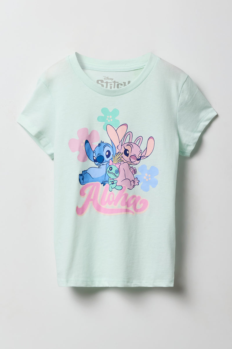 T-shirt à imprimé Aloha Stitch pour fille