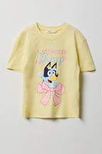 T-shirt à imprimé Bluey pour fille