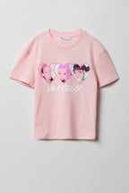 T-shirt en coton lourd de luxe à imprimé KPop Demon Hunters pour fille