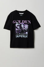 T-shirt à imprimé K-Pop Demon Hunters pour fille