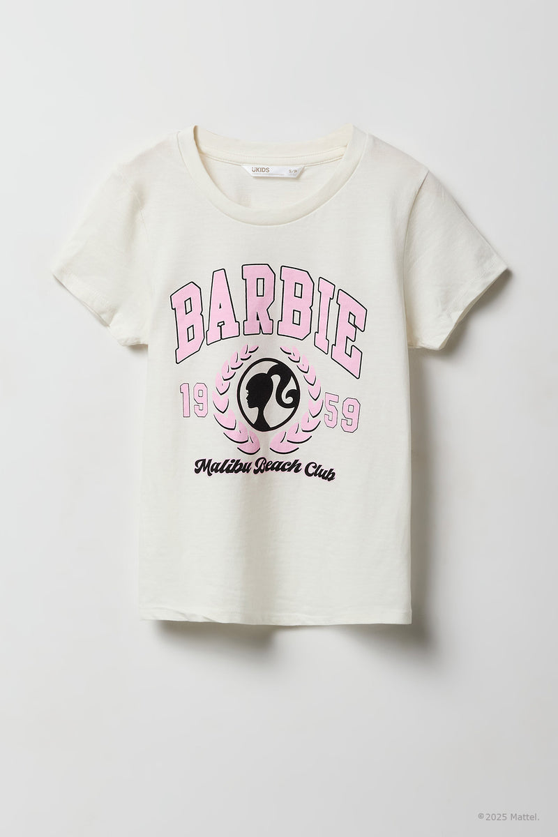 Barbie™ Girls Malibu Beach Graphic T-Shirt