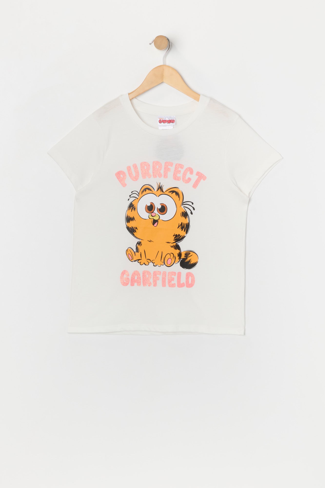 Girls Purrfect Garfield Graphic T-Shirt