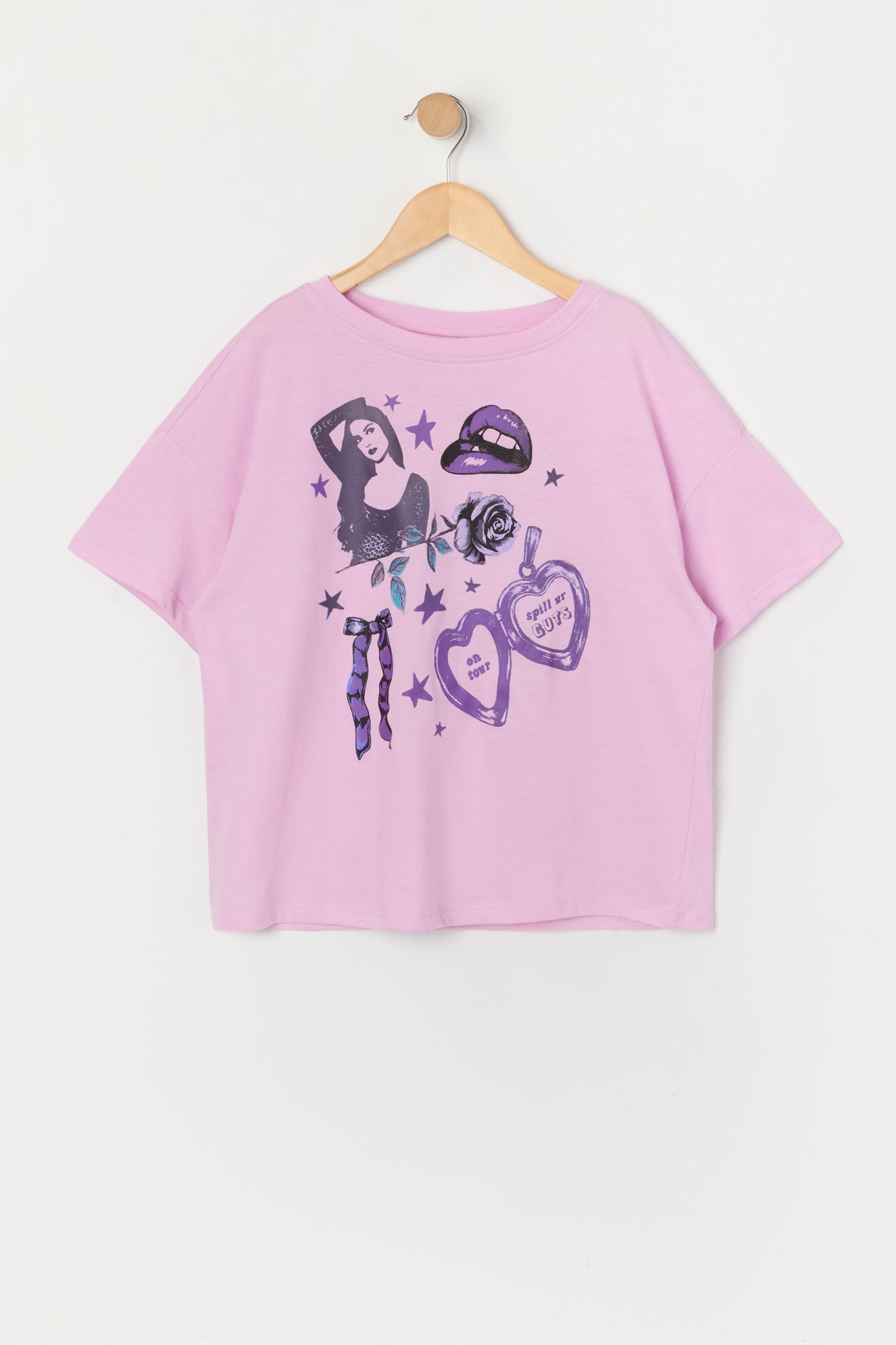 T-shirt à imprimé Olivia Rodrigo pour fille