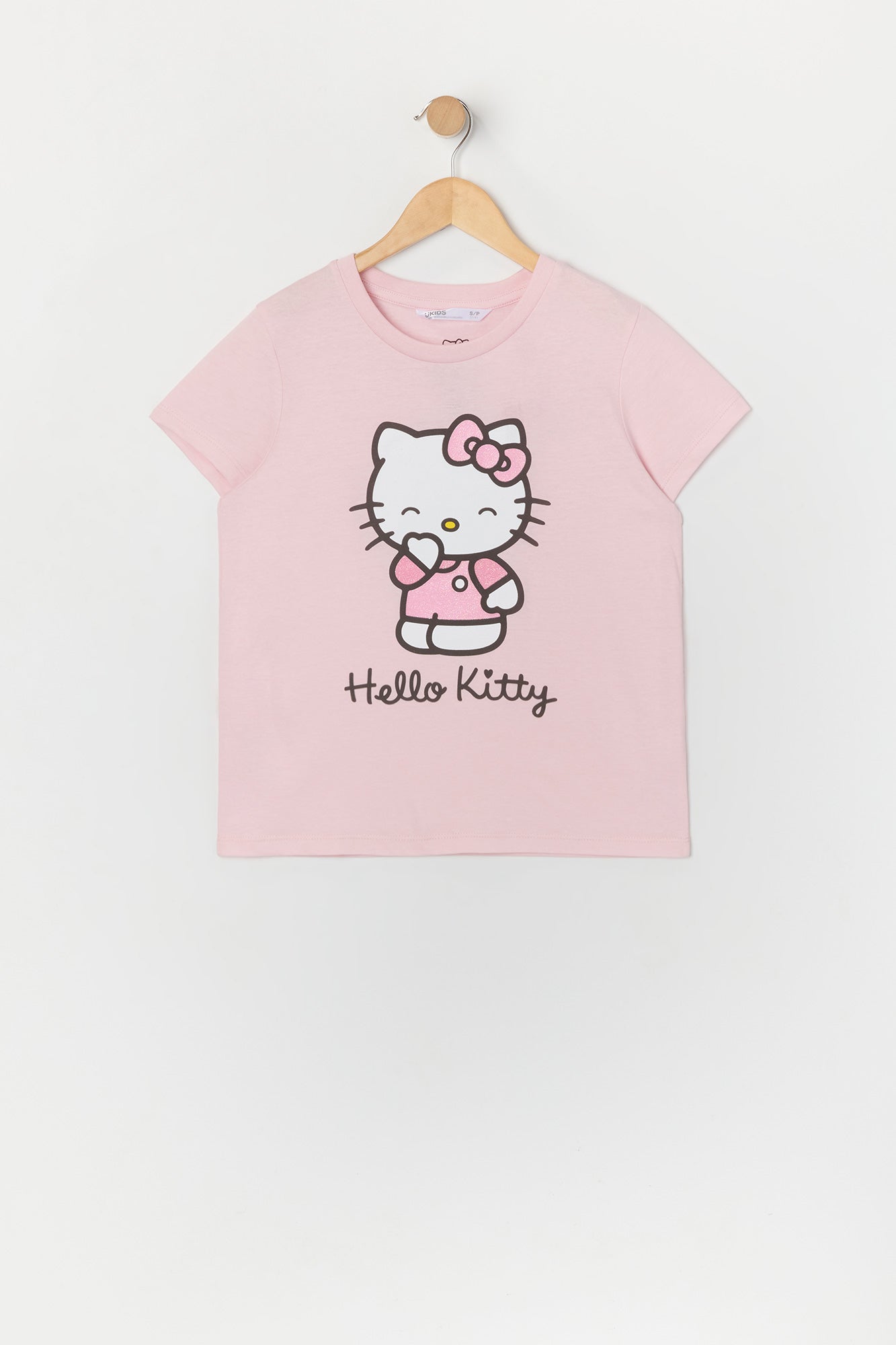 Girls Hello Kitty Graphic Pink T-Shirt