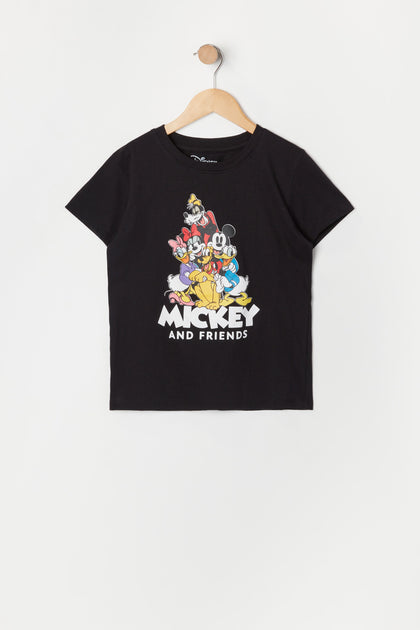 T-shirt à imprimé Mickey and Friends pour fille