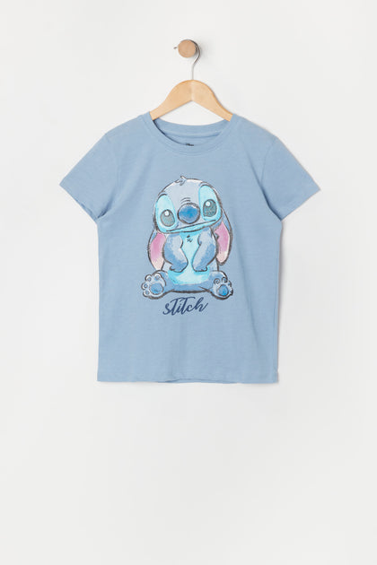 T-shirt à imprimé Cute Stitch pour fille