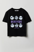 T-shirt à imprimé The Nightmare Before Christmas pour fille