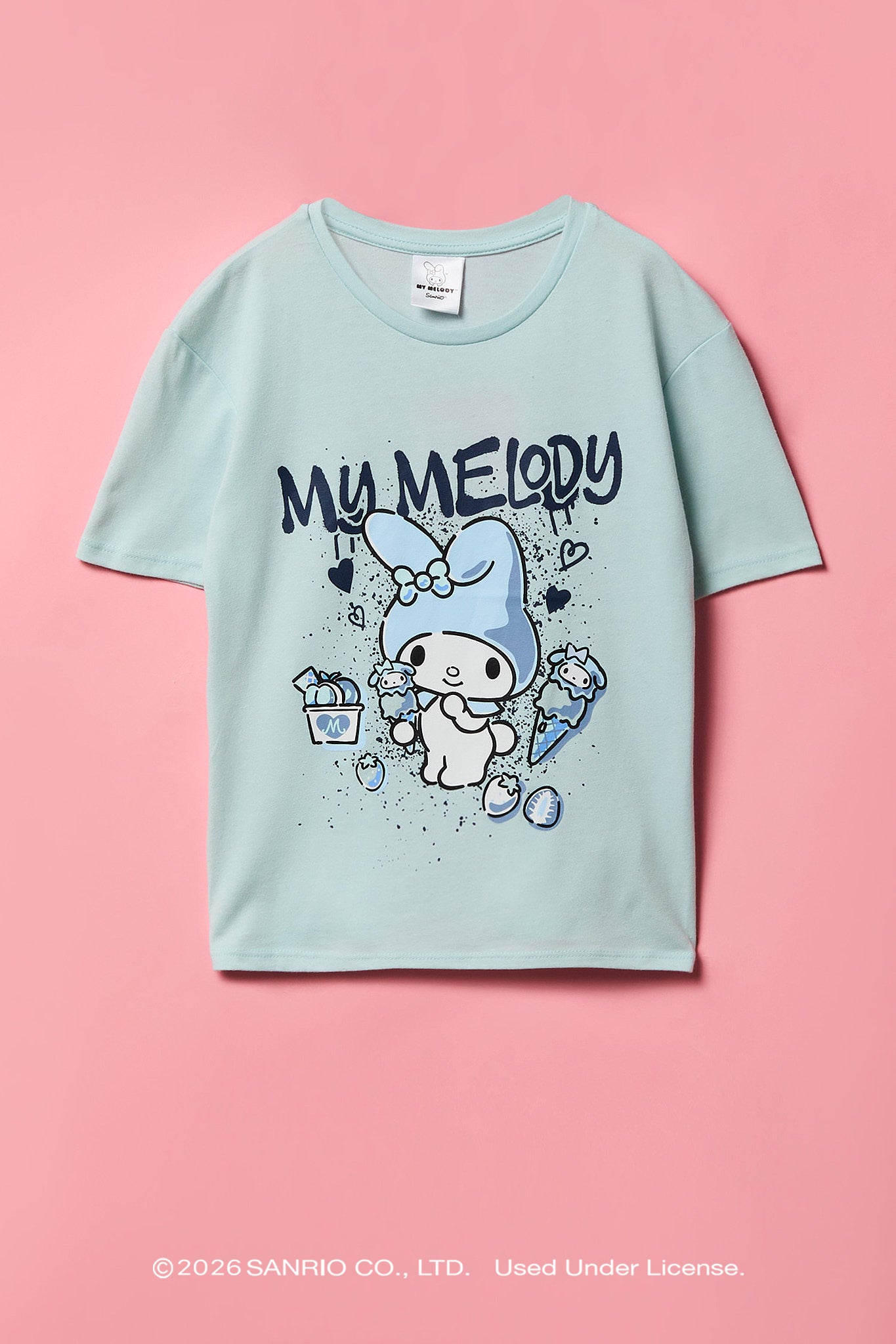 【新品：未使用】shury Labyrins Melody Tshirt My Melody™ Girls Graffiti Graphic T-Shirt – Urban Planet