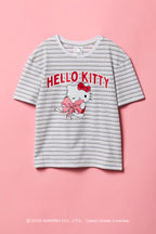 T-shirt rayé à imprimé Hello Kitty® pour fille