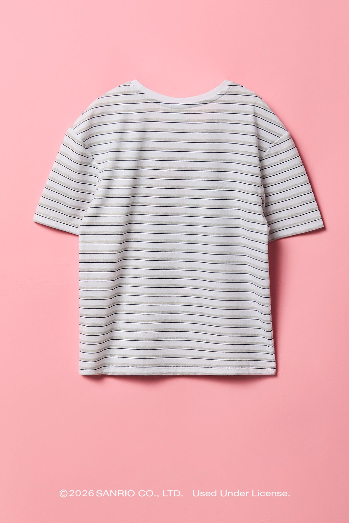 Vue alternative 2. T-shirt rayé à imprimé Hello Kitty® pour fille