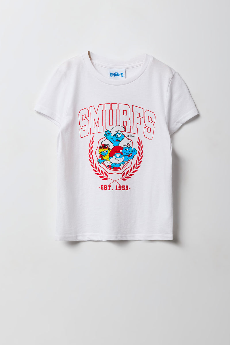 Girls Smurfs Graphic T-Shirt