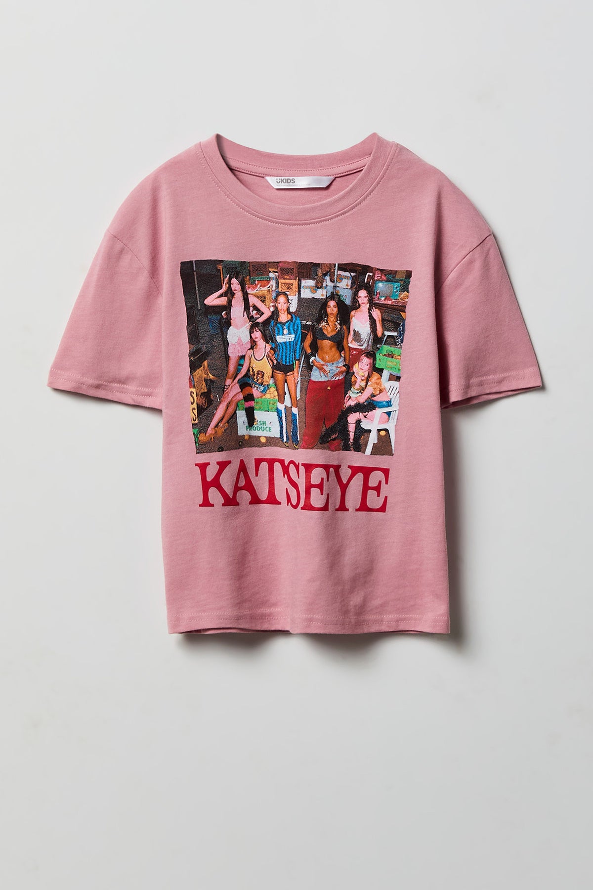 T-shirt à imprimé Katseye pour fille