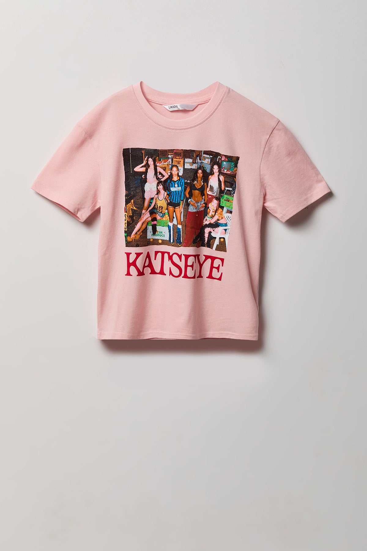T-shirt à imprimé Katseye pour fille