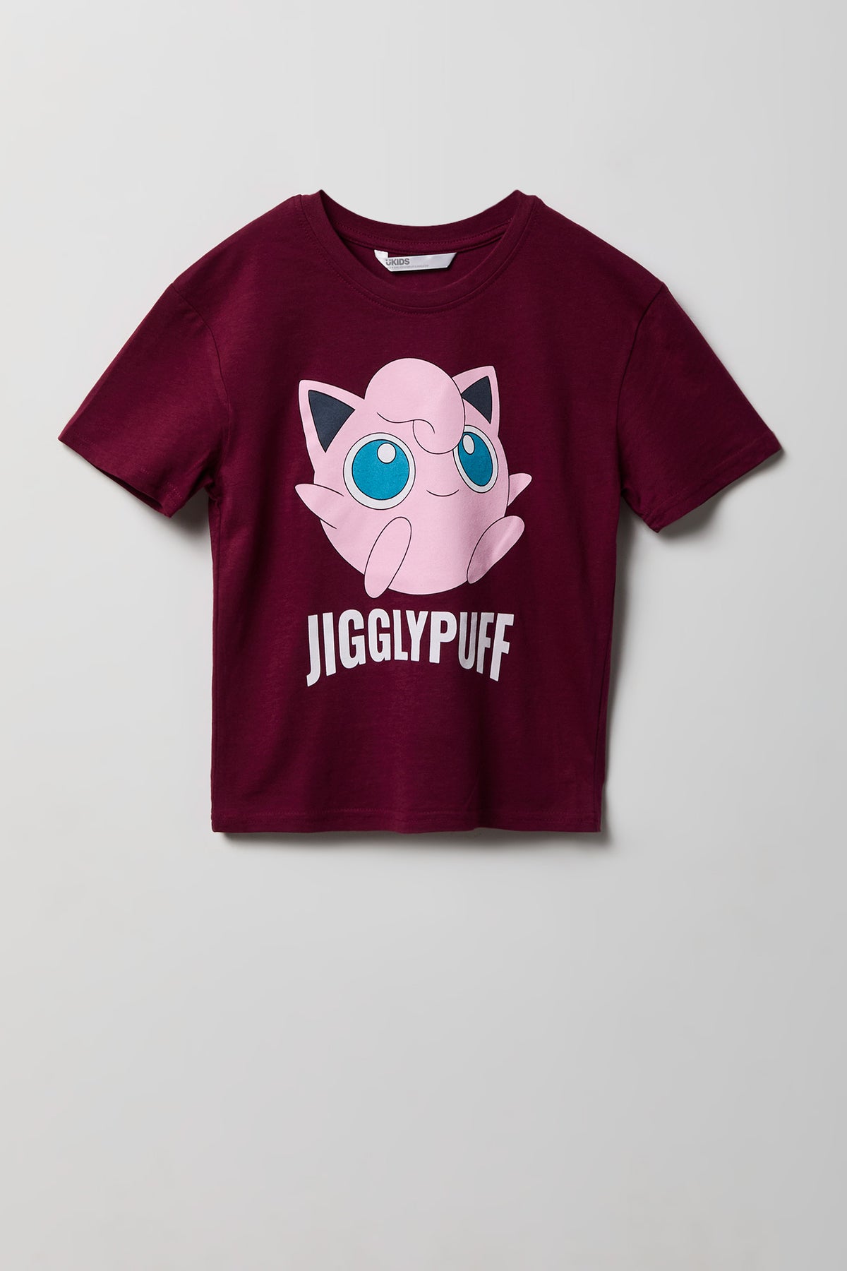 Girls Pokémon Jigglypuff Graphic T-Shirt - Burgundy