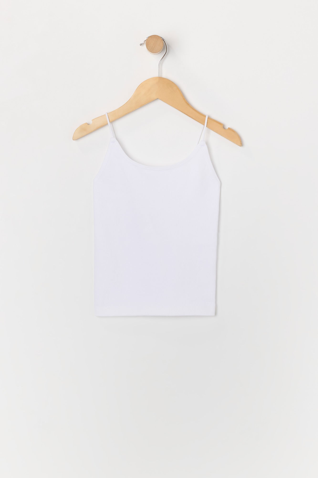 Camisole côtelée sans couture pour fille