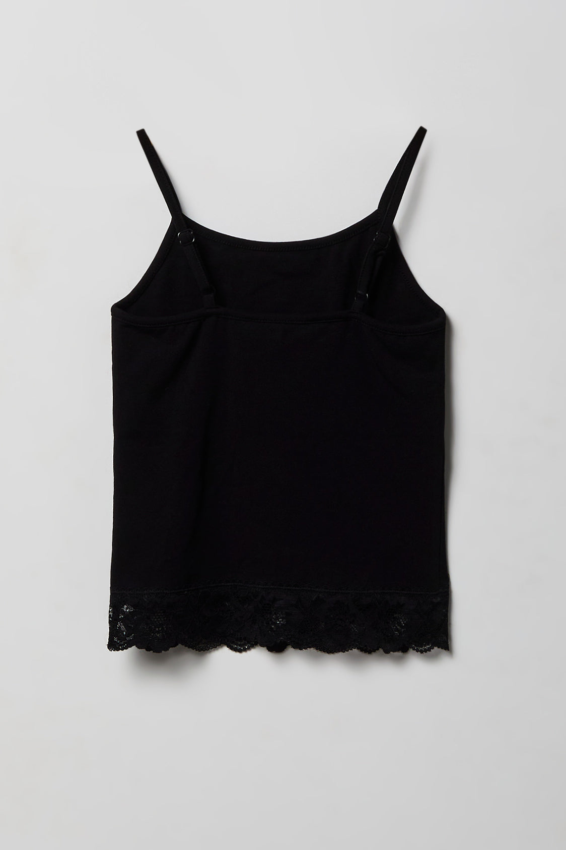 Alt View 2. Girls Lace Cami - Black