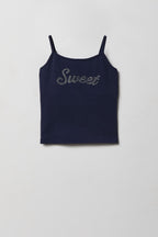 Girls Sequin Graphic Cami