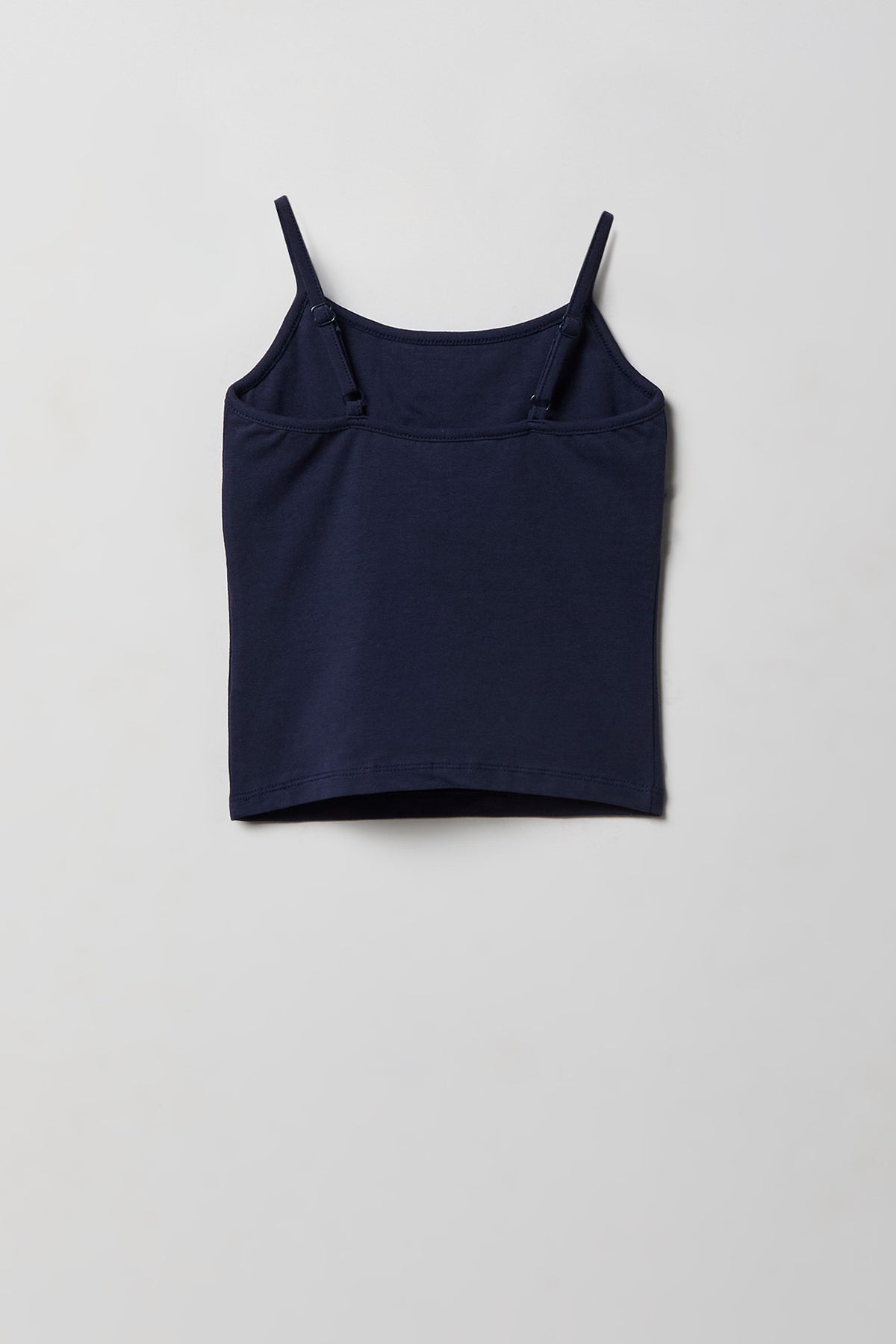 Alt View 2. Girls Sequin Graphic Cami - Navy
