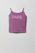 Girls Sequin Graphic Cami