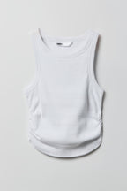 Girls Ribbed Side Cinched Tank