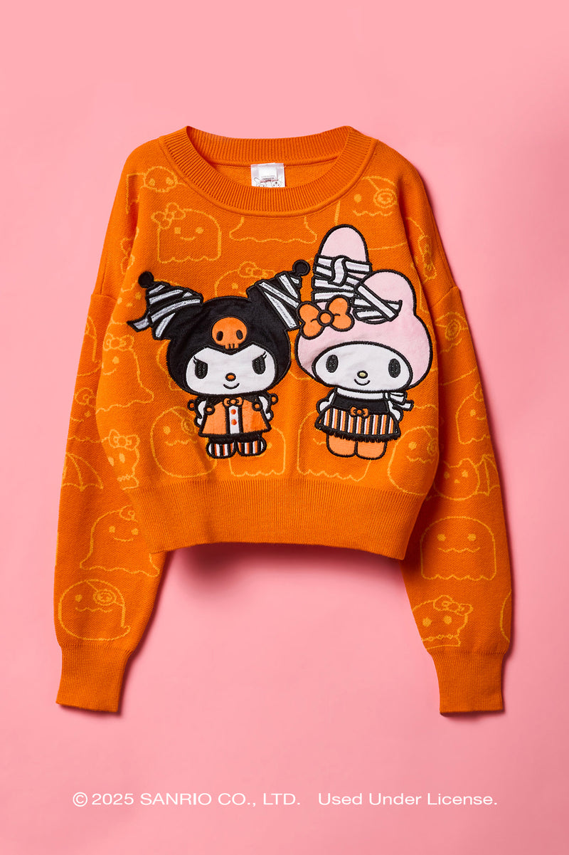 Kuromi™ & My Melody™ Girls Halloween Sweater