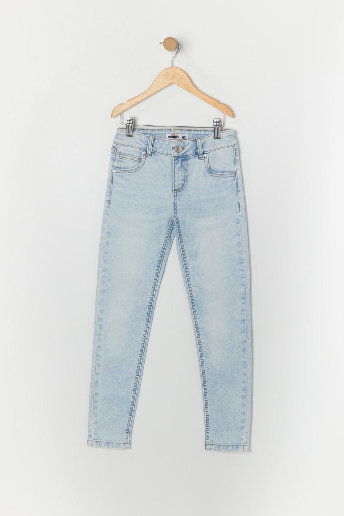 Girls Mid Rise Skinny Jean