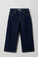 Jean super baggy à taille montante pour fille
