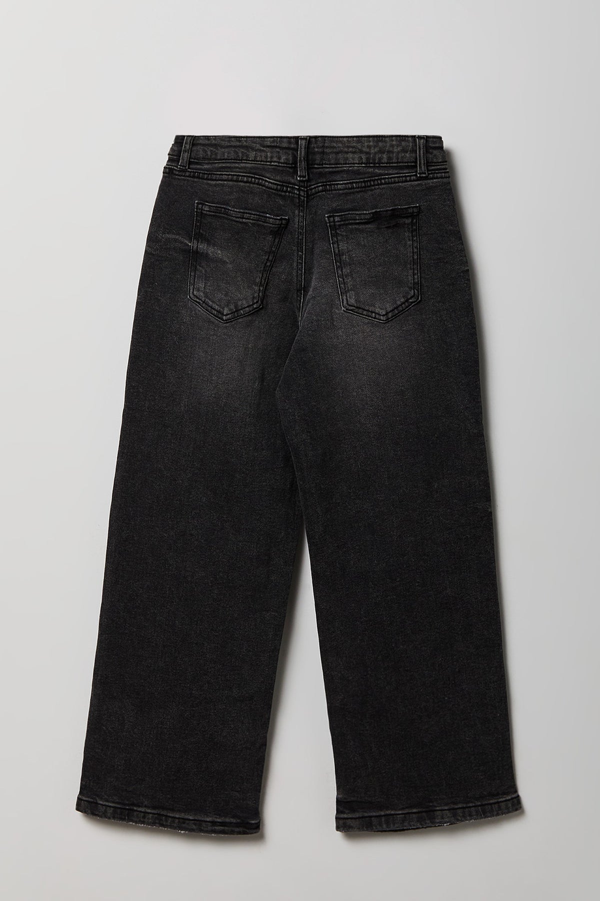 Vue alternative 2. Jean super baggy mi-taille extensible pour fille