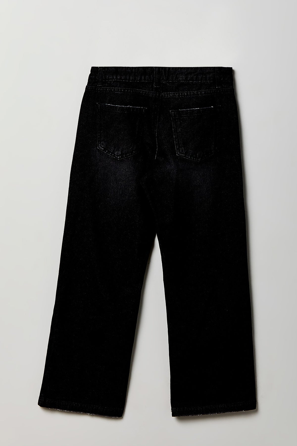 Vue alternative 2. Jean baggy à taille basse noir pour fille